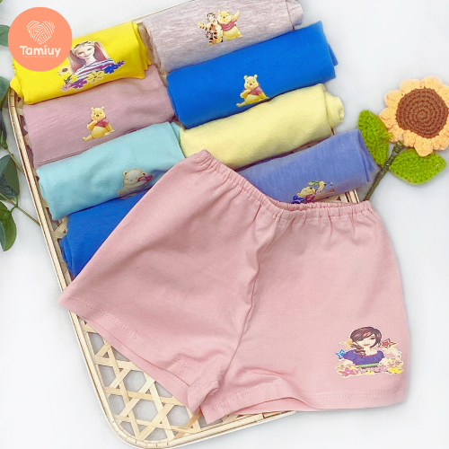 Quần Chip Đùi Dành Cho Bé Gái Tamiuy Size Nhí Chất Liệu Cao Cấp Thoải Mái Dễ Chịu Mềm Mại Set 3 Cái