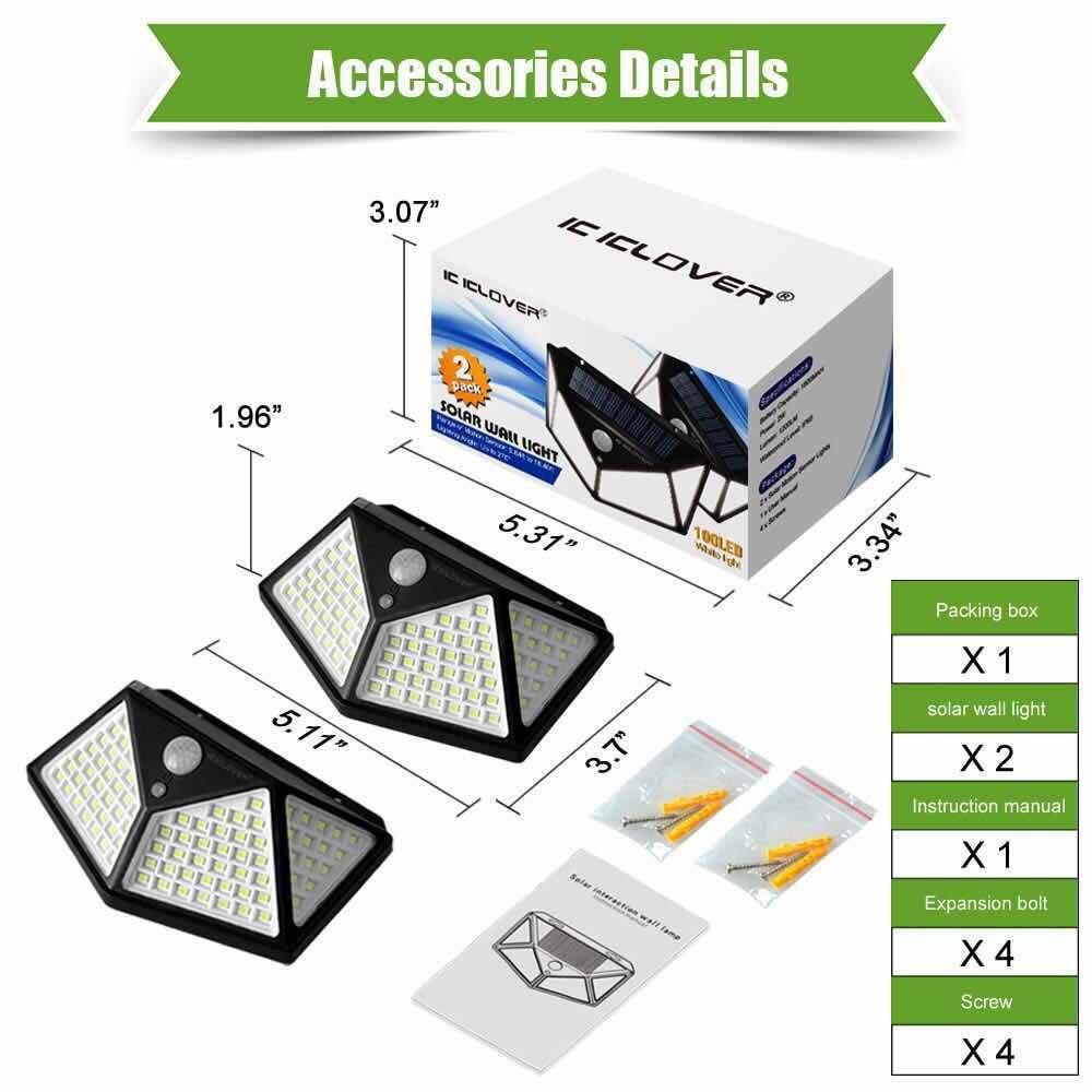 Đèn năng lượng mặt trời Solar 100LED 20 LED siêu sáng bền