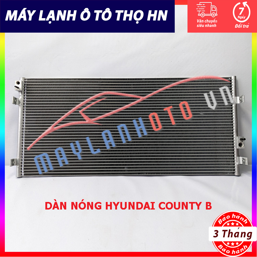 Dàn (giàn) nóng Hyundai County B (bên phụ) hàng xịn Hàn Quốc (hàng chính hãng nhập khẩu trực tiếp)