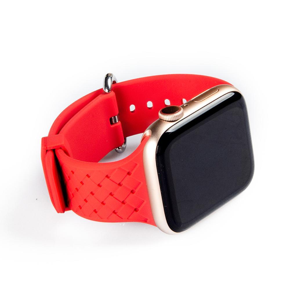 Silicone Watch Band Non-toxic/Anti-sweat/Waterproof Strap with Buckle for Apple Watch 4