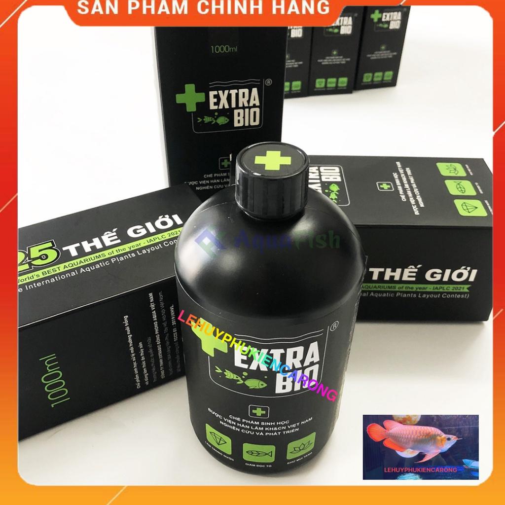 Vi Sinh Extra Bio 1000ml, Vi Vinh Bể Cá, Hồ Cá Giúp Làm Trong Nước, Khử Mùi Tanh Hôi, Giảm Độc Tố, Ngăn Ngừa Rêu Hại