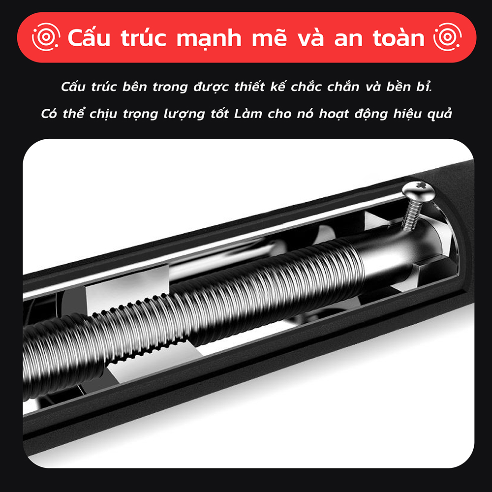 BG - thanh xà đơn gắn khung cửa 100-150cm Steel Pipe Pull Up Bar Doorway Chin Up Bar Horizontal Bar Home Gym maximum 150kg (hàng nhập khẩu)