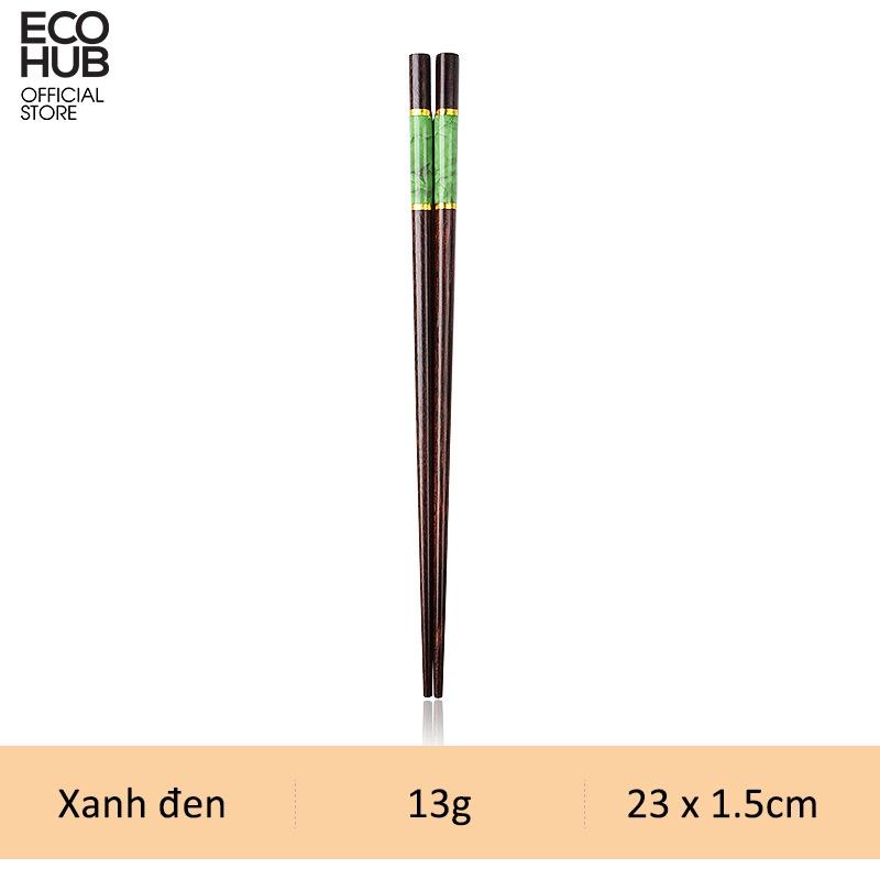 Đũa gỗ ECOHUB khảm đá 23cm E00318