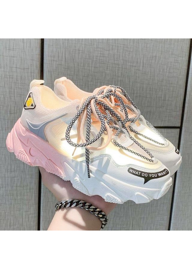 Giày thể thao nữ, giày sneaker nữ lưới đế 3 màu thời trang Hàn Quốc