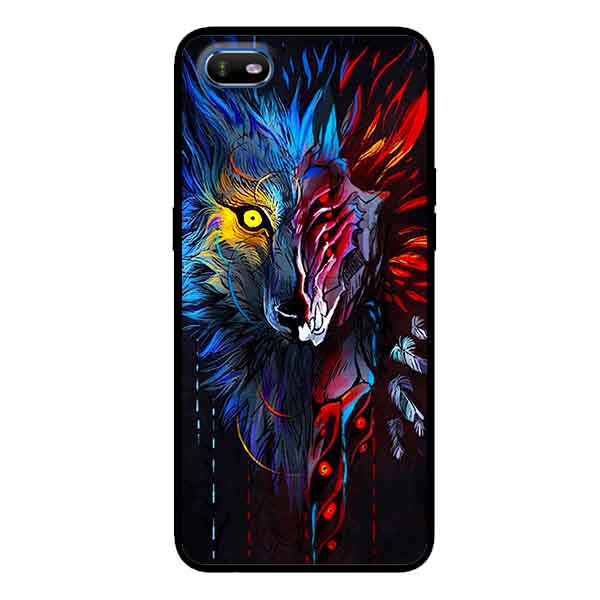 Ốp Lưng in cho Oppo A1K Mẫu Sói Nhiều Màu - Hàng Chính Hãng