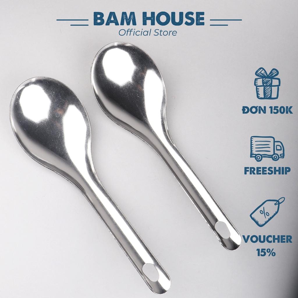 Vá múc canh và múc cơm inox Bam House cao cấp VCCI01 – Bam House