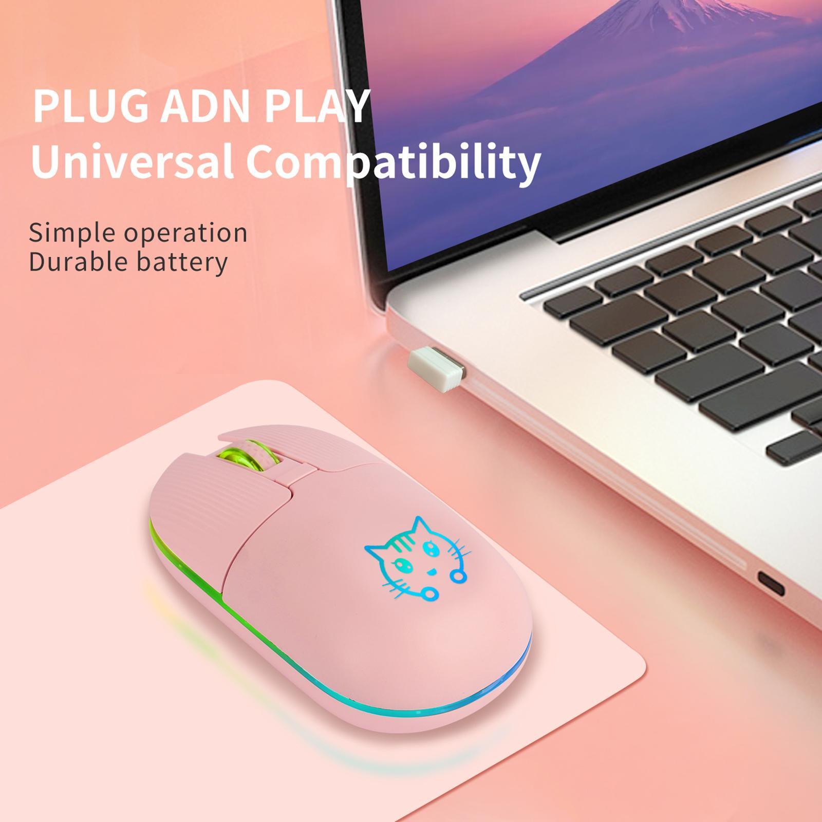 Optical Mouse Cordless Mice Silent Mice Lightweight for Office PC for