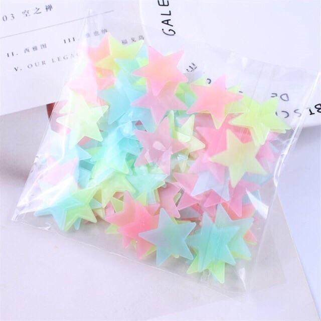 Combo 100 sao dạ quang SIÊU SÁNG