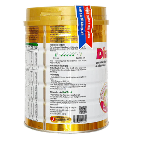Sữa bột Diabet Care Gold Nutifood loại 900g giành cho người tiểu đường+quà