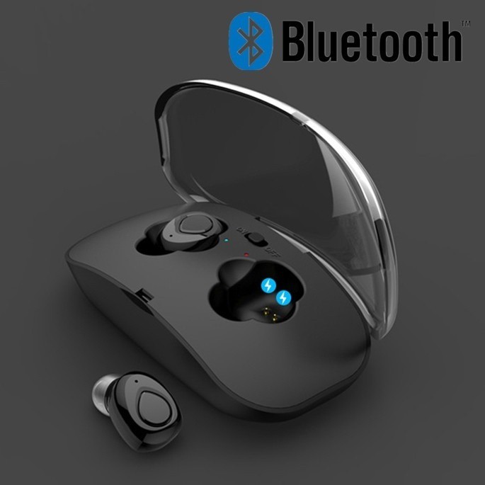 Tai Nghe Bluetooth TWS Không Dây X18 Âm Thanh Siêu Hay Tặng Kèm Hộp Sạc