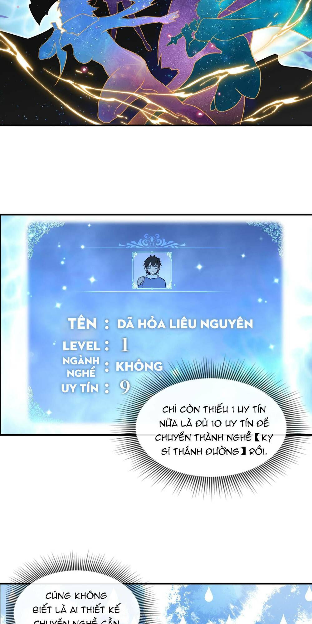 dù kiếm được nghề nghiệp siêu hiếm nhưng lại bị toàn server đuổi giết?! chapter 1 13