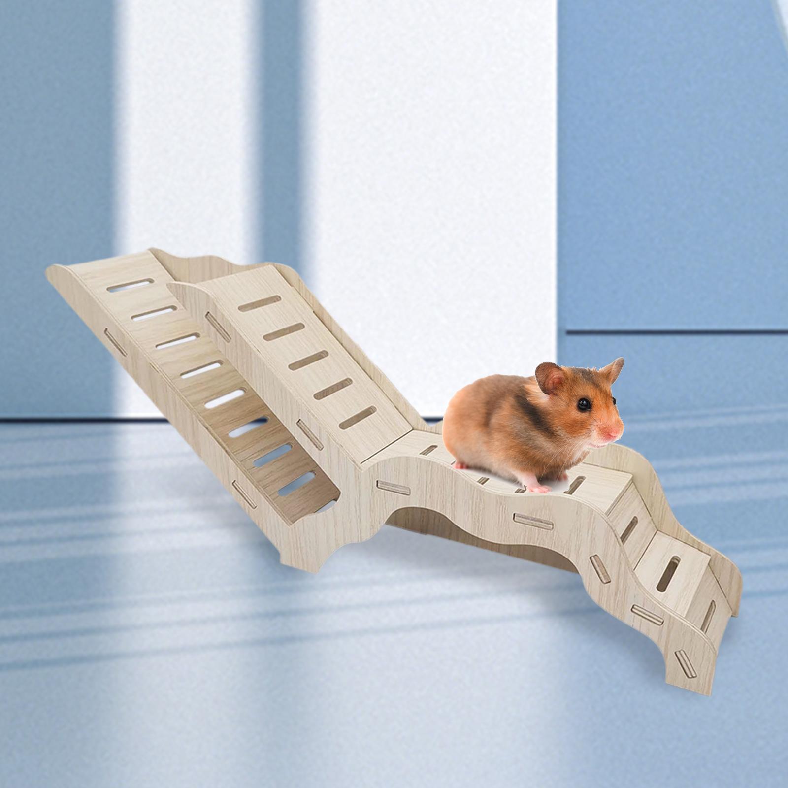 Hamster Ladder Hamster House Hideouts Landscaping Supplies Dwarf Gerbils Hamster Habitat Climbing Toy for Landscaping Rat Digging Small Pets