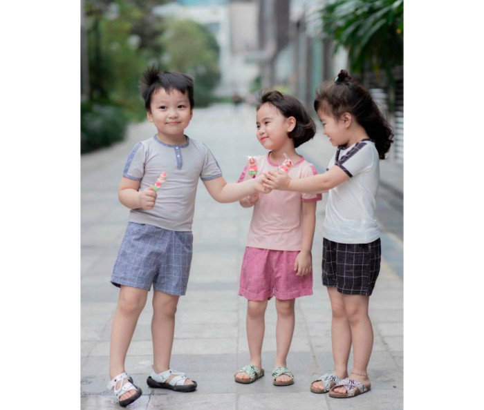 Bộ cộc LC cho bé trai bé gái 6m - 6Y - BST Go to school