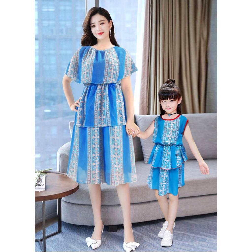 đầm maxi mẹ và bé