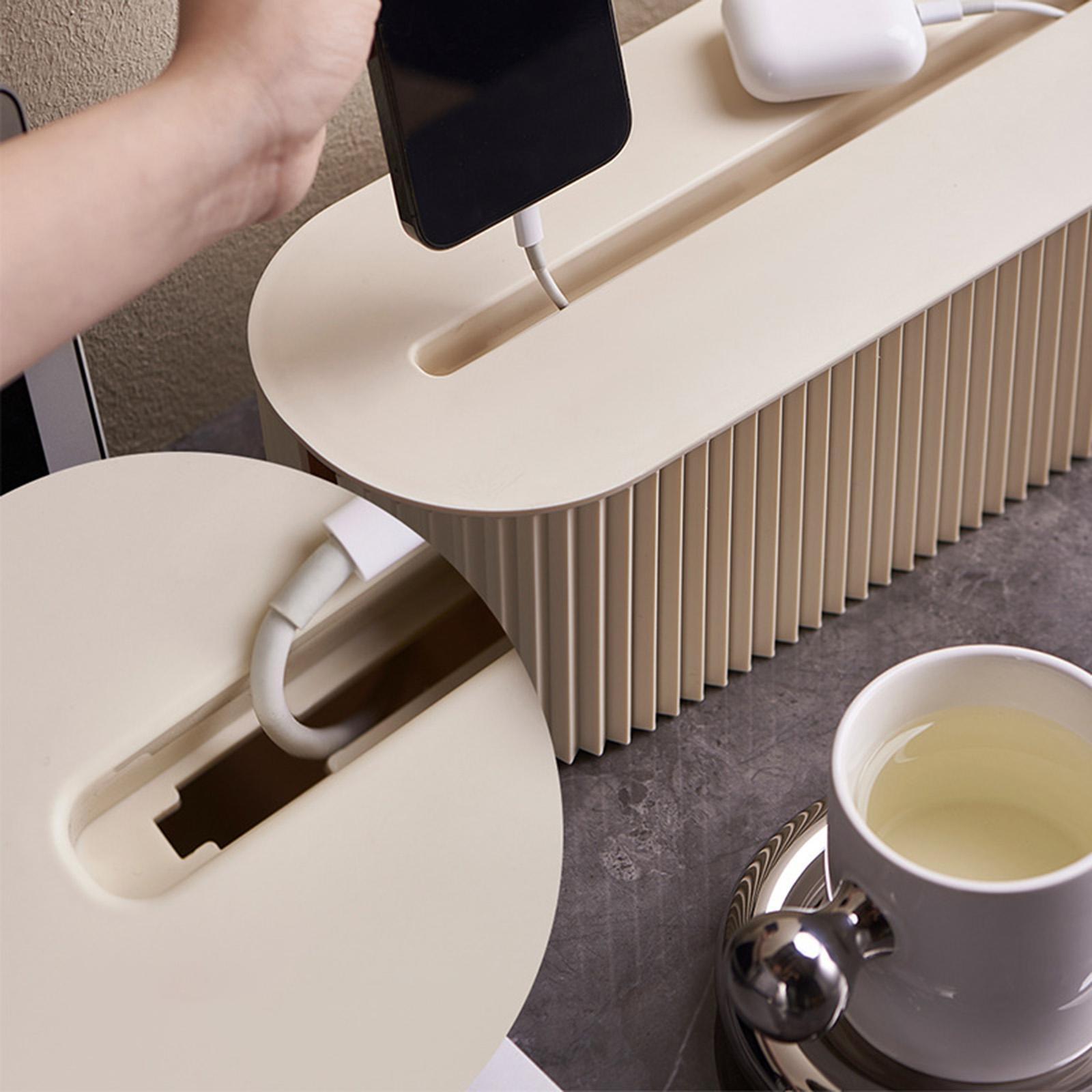 Cord Organizer Box Electrical Cable Storage for Computer Power Outlets Phone