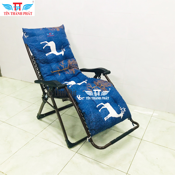 Ghế Xếp Thư Giãn Kèm Đệm Tín Thành Phát