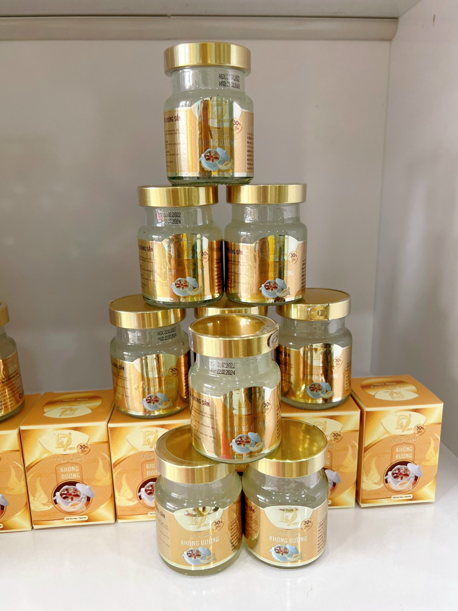 Lốc 6 hủ yến chưng ĐƯỜNG KIÊNG bổ dưỡng làm quà biếu - D7