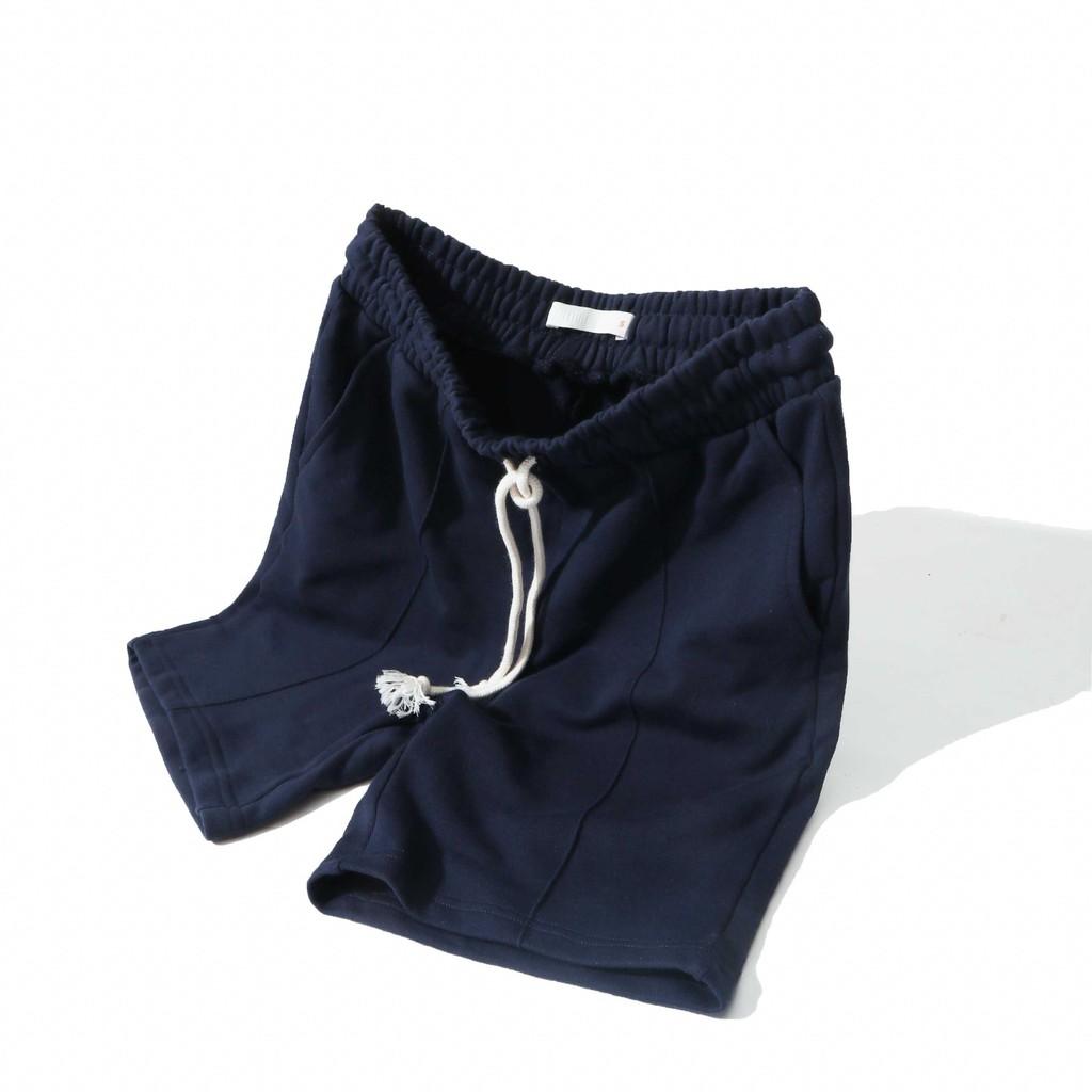 Quần Short Cotton Nam Xanh Navy BY COTTON Navy Cotton Shorts