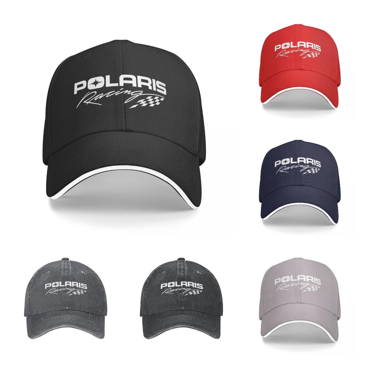 Polaris Logo Nam Mới Mũ Bóng Chày Mũ Chống Nắng Thời Trang Mũ Lưỡi Trai Nam Và Nữ Color: black Size: One Size