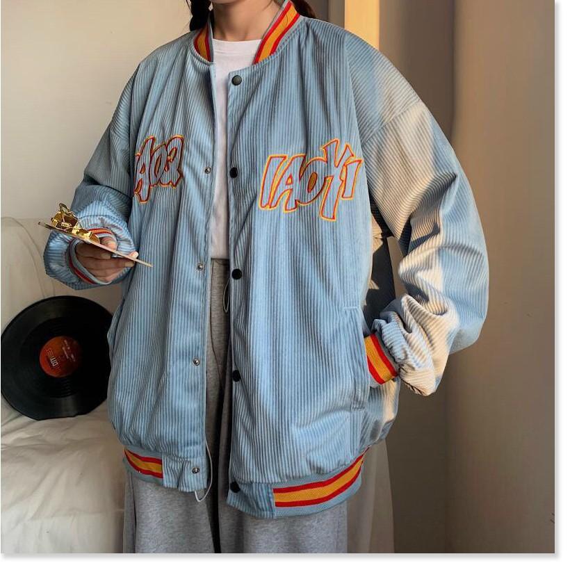 ÁO KHOÁC NHUNG BOMBER UNISEX NAM NỮ KHÁNH AN FASHION
