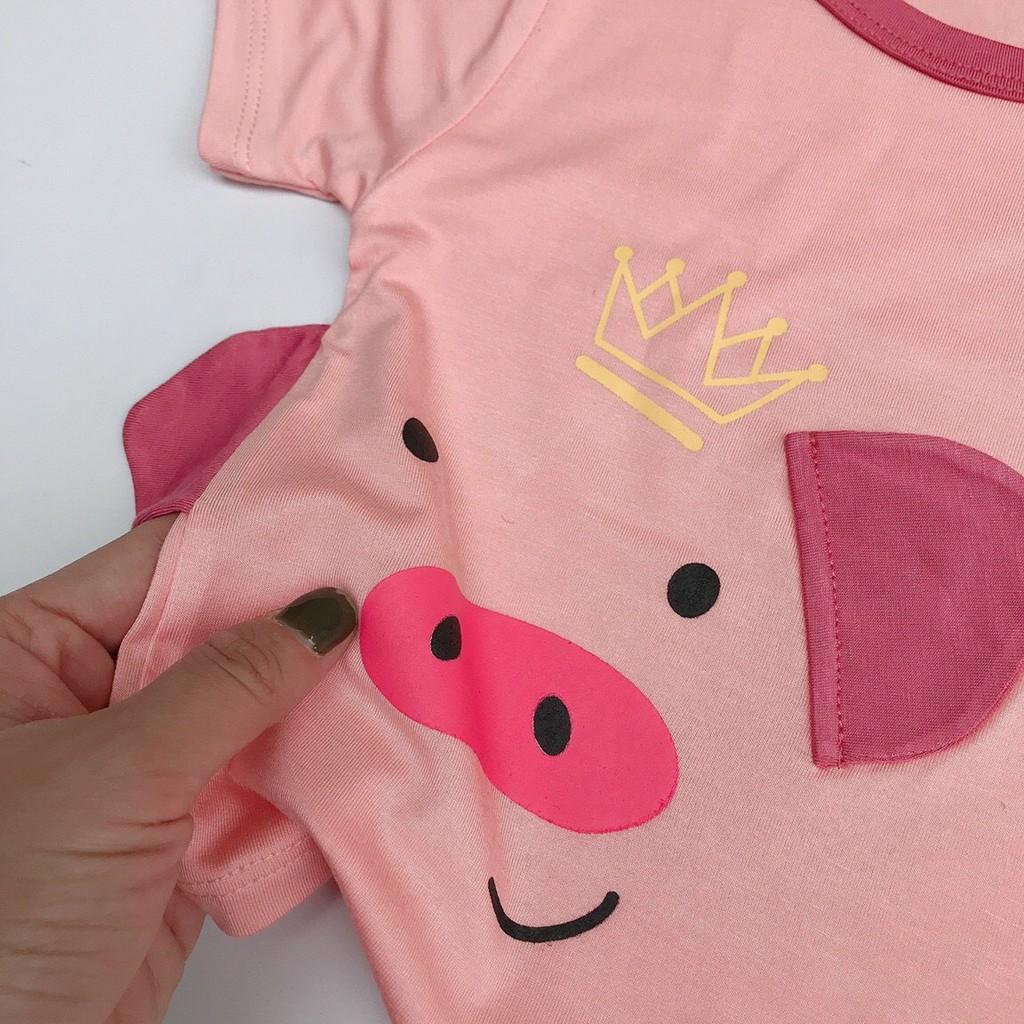 Bộ cộc k.woo tai thú cho bé trai/ bé gái