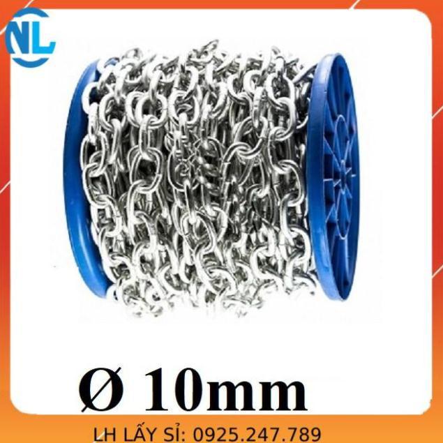 Dây xích sắt mạ kẽm Ø cáp thép giá sỉ