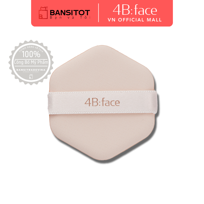 Bông mút trang điểm 4B:Face Forever Velvet Cushion Puff 4bface
