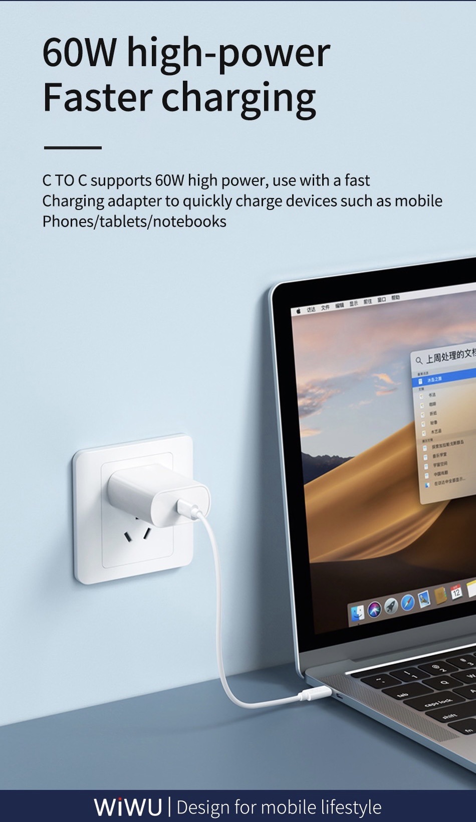 Bộ Sạc WIWU Almighty Charger S02 Kết Nối Cho Iphone, Micro USB, Mini USB, Type C Nhiều Cổng Hỗ Trợ Sạc - Hàng Chính Hãng