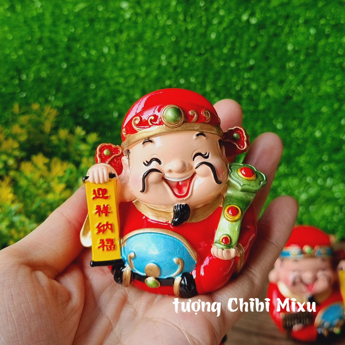 Bộ Ngũ Tài 7cm kèm chân đế giả đá