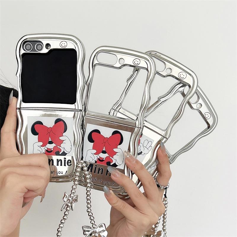 Ốp Lưng Chống Sốc Cho Samsung Galaxy Z Flip 5 / Z Flip 4 Lượng Sóng Hình Mickey - BUM STORE GALAXY CASE - MICKEY, MICKEY