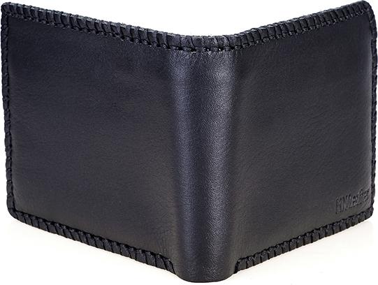 Ví nam da bò đan viền thủ công cao cấp kiểu ví ngang DB1-VI1TCK7 + Tặng kèm móc khóa da bò, hộp và túi giấy đựng quà sang trọng