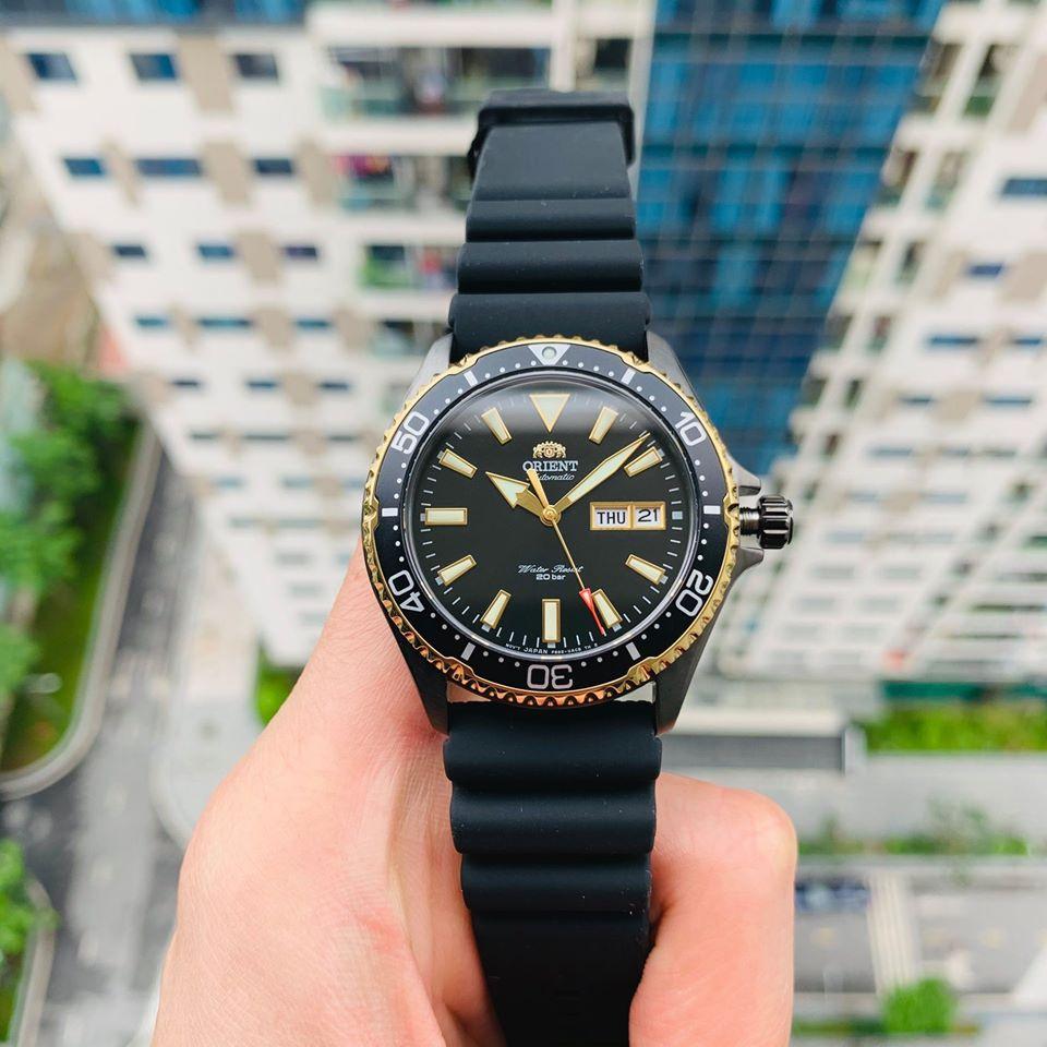 Đồng Hồ Nam Dây Cao Su Orient Mako III RA-AA0005B19B - Đen