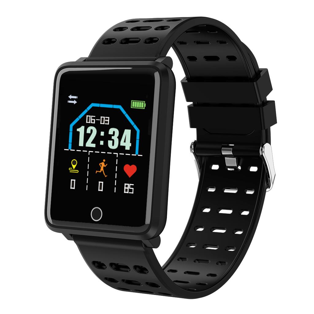 1.44" 4.0 Smart Watch Heart Rate Monitor Blood Pressure 180mAh Men Women