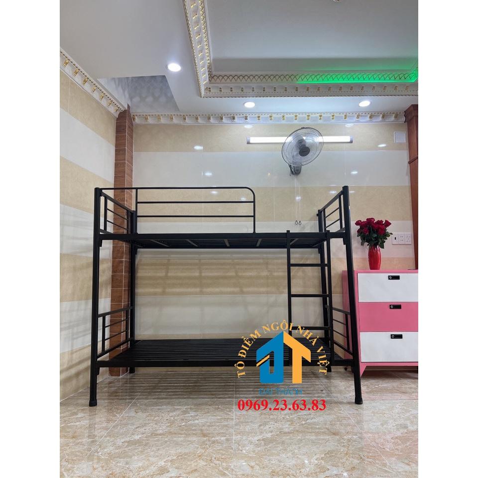 Giường sắt 2 tầng ngang 1m2 dài 2m – DT120
