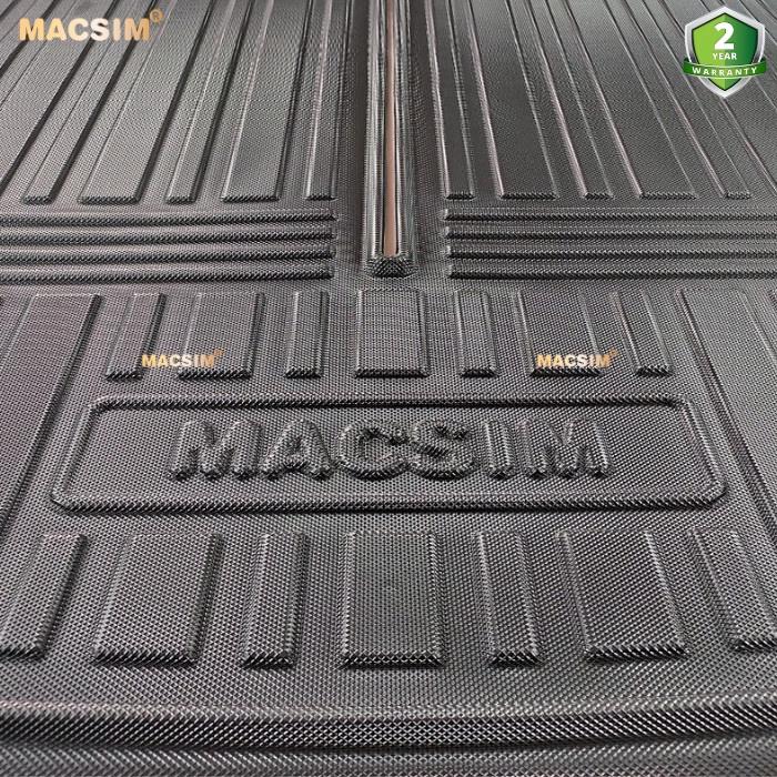 Thảm lót cốp Volkwagen Tiguan L 2018-2022 nhãn hiệu Macsin chất liệu tpv cao cấp màu đen