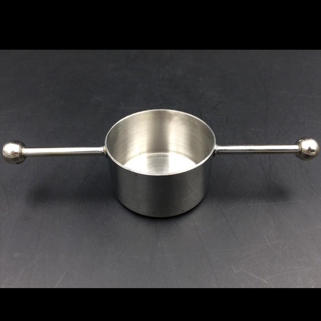 2pcs Round  Measuring Cup Wine 30ml Cocktail Bar Bartender Jigger