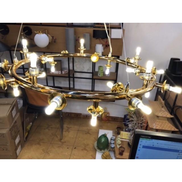 Đèn thả phòng khách 25 bóng, đèn trang trí phòng khách, đèn thả trần