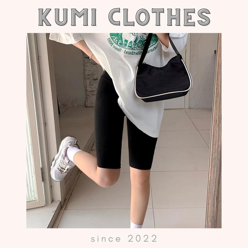 Quần lửng nữ, Legging đùi biker short - Nâng Mông Cạp Cao Siêu Hot Siêu Co Giãn