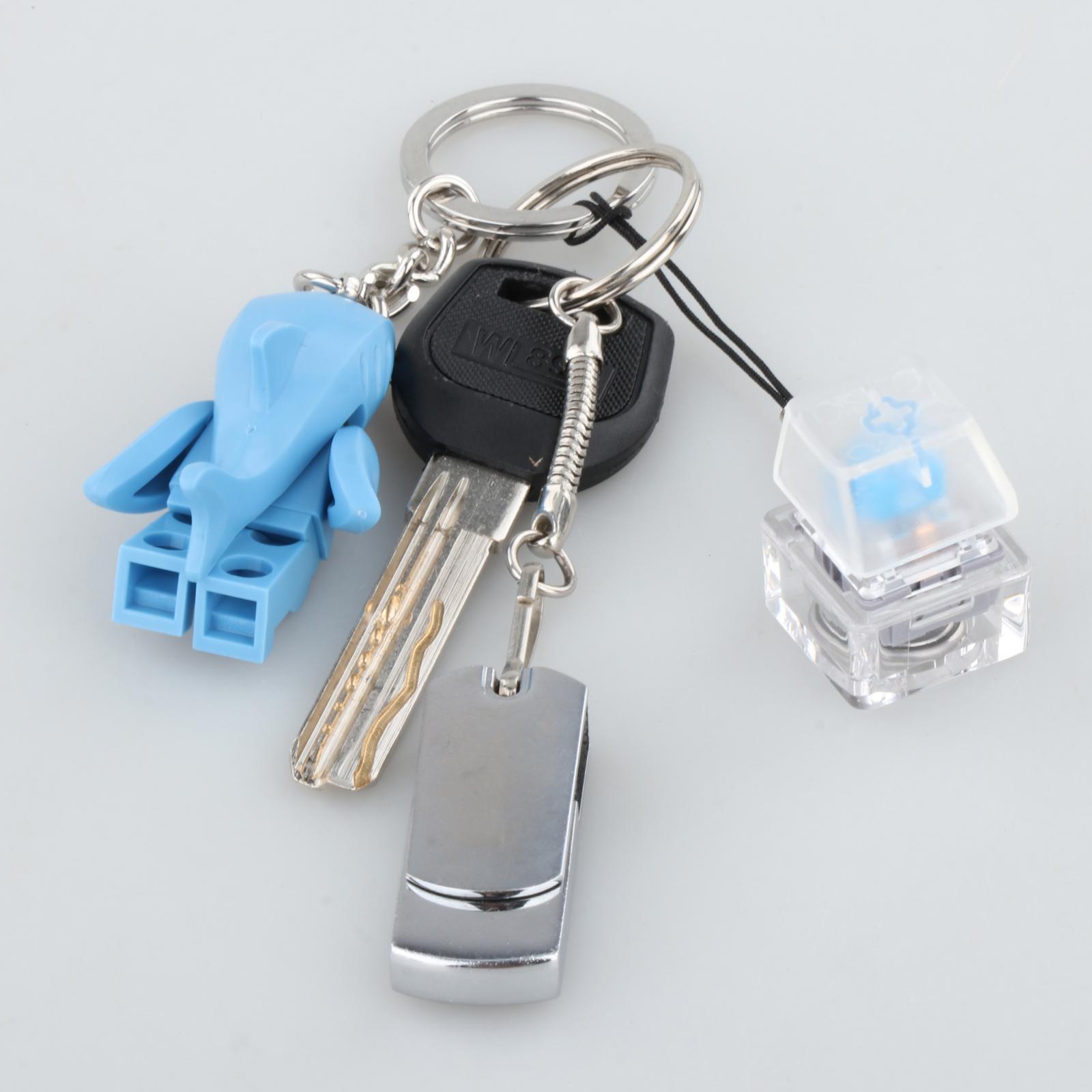 Mechanical Keyboard Switch Tester Pendant Key Rings Toy Decoration DIY