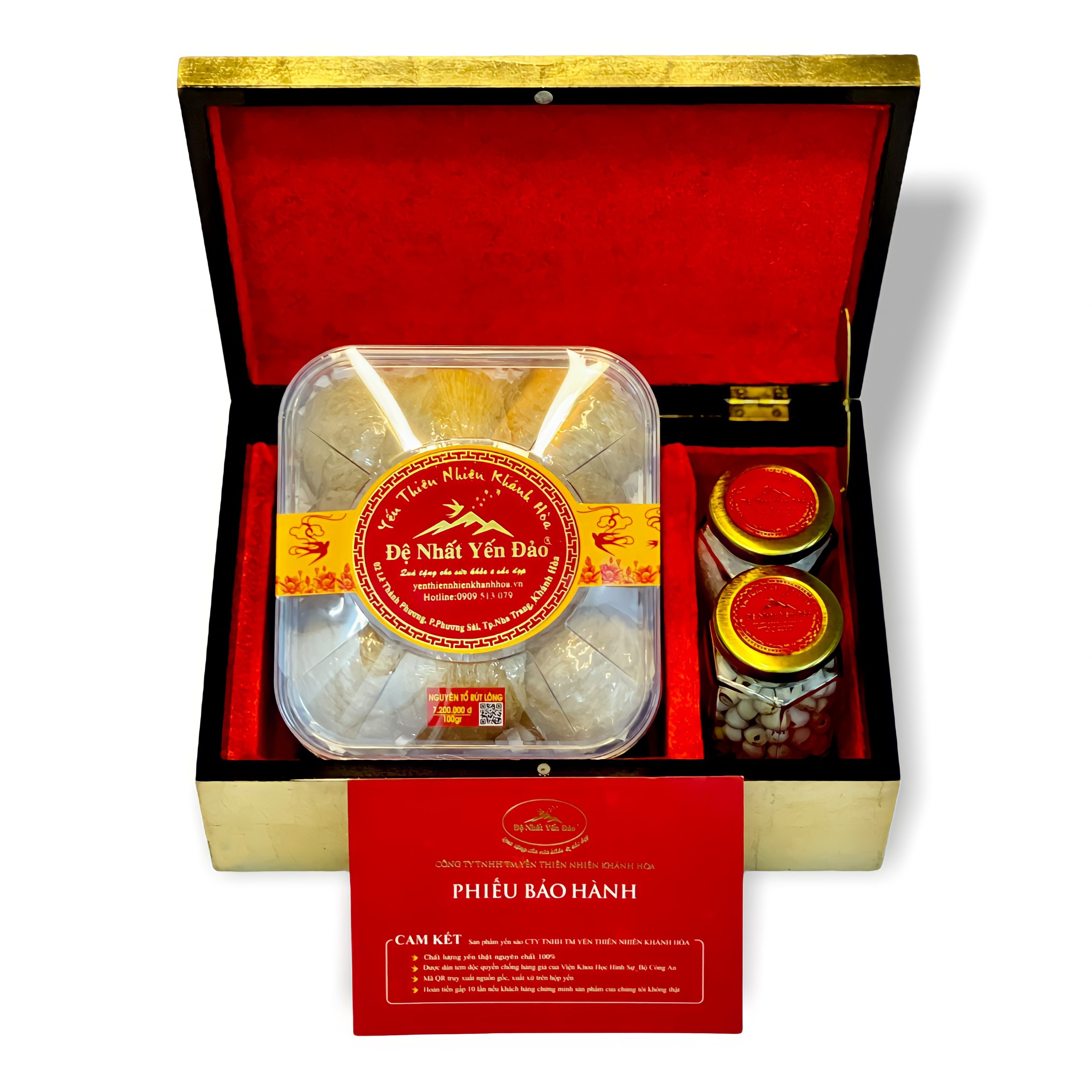 Yến Khánh Hòa - Nguyên Tổ Rút Lông [Hộp 100g] - Đệ Nhất Yến Đảo - Tăng cường sức đề kháng - Bổ phổi - Hỗ trợ điều trị ung thư - Điều hòa huyết áp - Cải thiện giấc ngủ - Bổ khí dưỡng nhan - Tăng cường sinh lực nam nữ