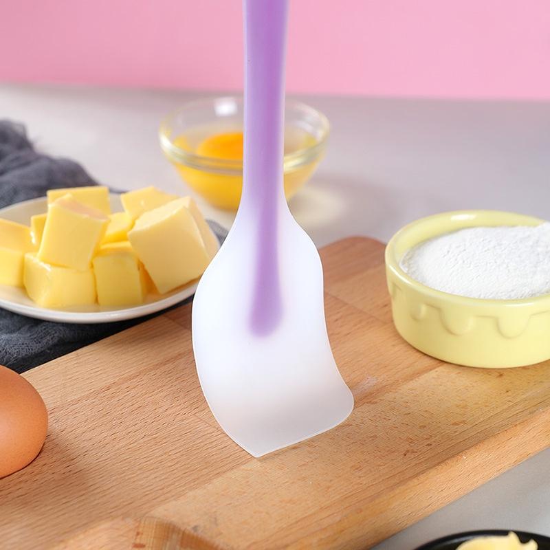 Phới Trộn Bột Làm Bánh Silicon, Cây Vét Spatula cán trong 28cm