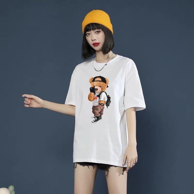 Áo Unisex,áo phông in Gấu cực đẹp cho nam nữ