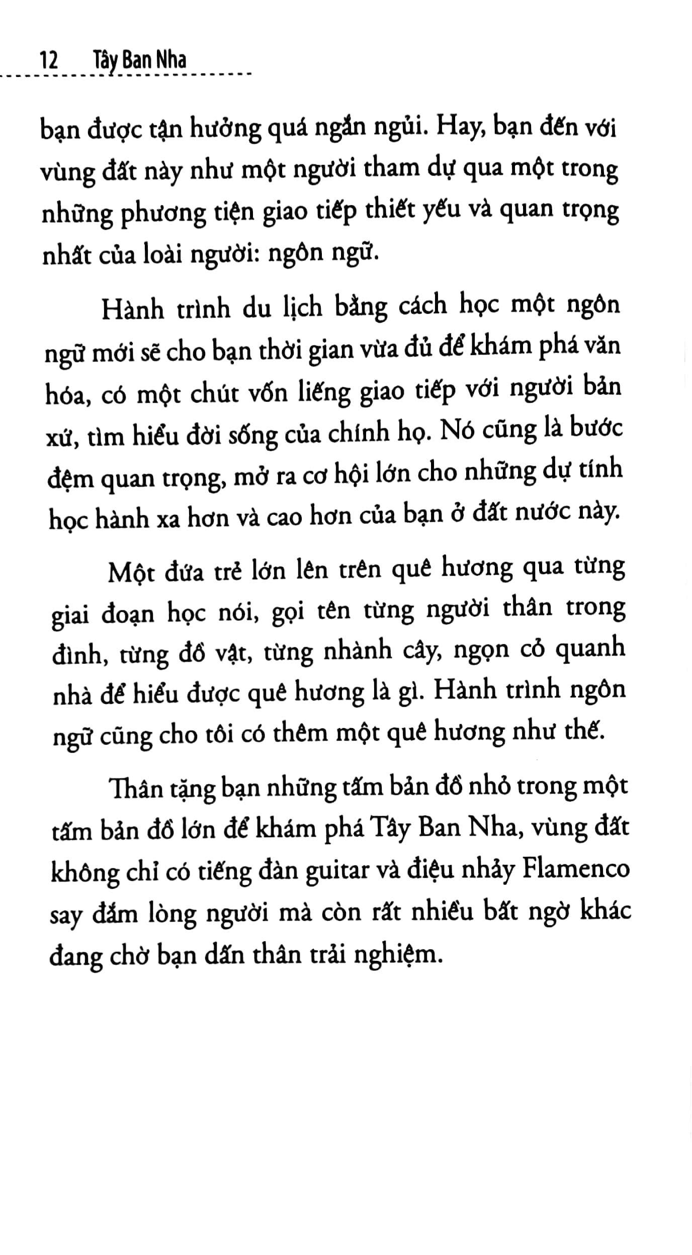 Sách Tây Ban Nha – Hành Trình Không Ngôn Ngữ