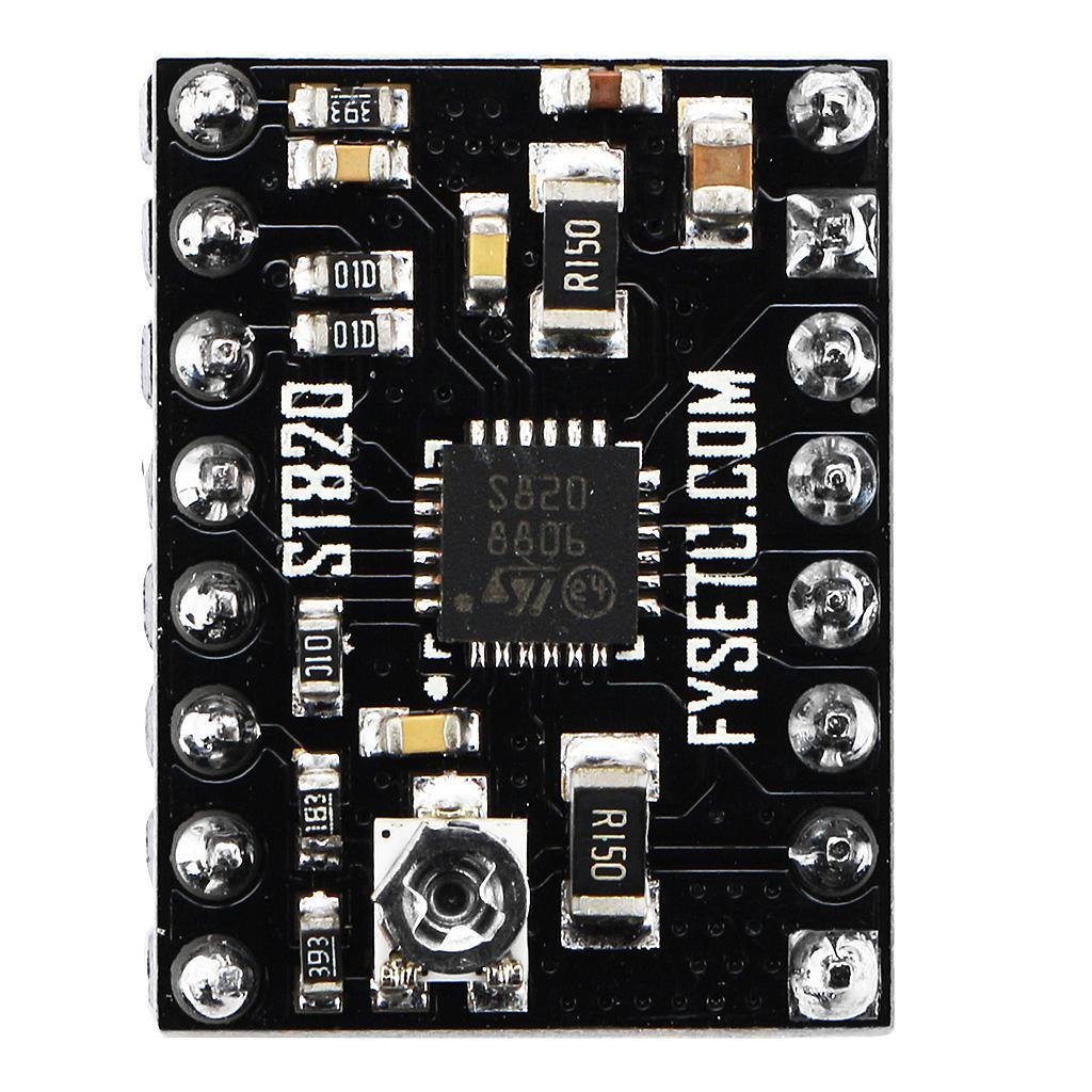 High Quality Stepper Motor Driver Module ST820 with Heat Sink for 3D Printer with Peak Current 2.5A