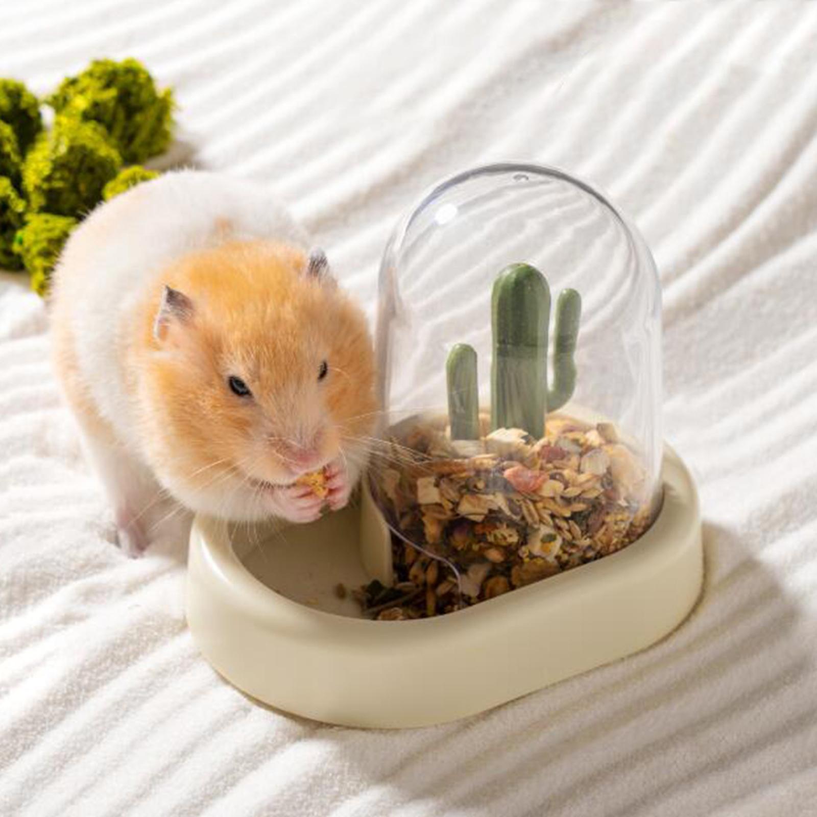 Birds Food Dispenser Pet Feeder Cage Supplies Food Container Automatic Hamster Feeder for Small Mice Chinchillas Squirrel Cockatiel Budgie