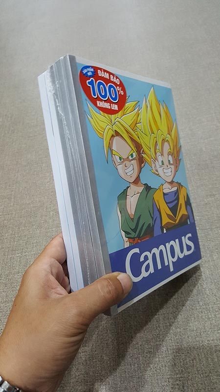 Bộ 5 Vở Dragon Ball - Super Sayan 96 Trang A5 - 4 Ô Ly - NB-ADBS96 - Mẫu 2