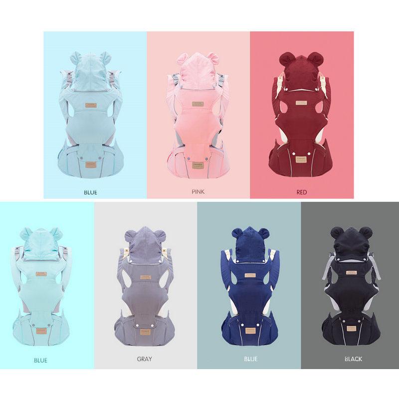 Công Thái Học Cho Bé Từ 0-36 Tháng Thoáng Khí Mặt Trước Mang Theo Công Thái Học Kangaroo Ba Lô Hipsit Bé Sling Có Vòng Eo Phân