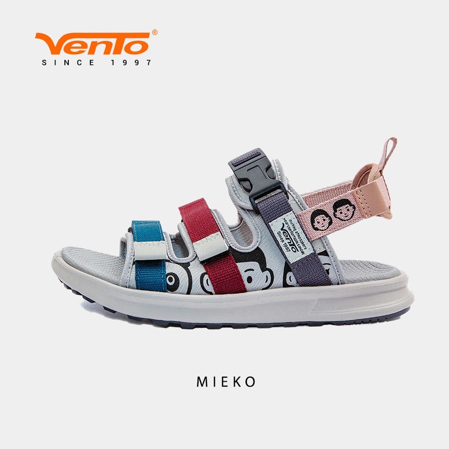 Giày Sandals Vento Nam Nữ Quai Ngang dạo phố đi chơi đi học du lịch NB80
