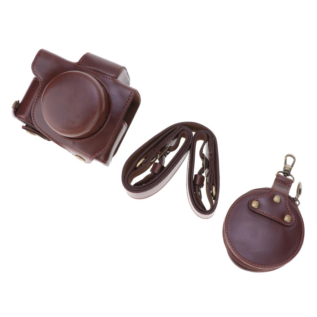 PU Leather Camera Case Protective Cover for  G1 X Mark III