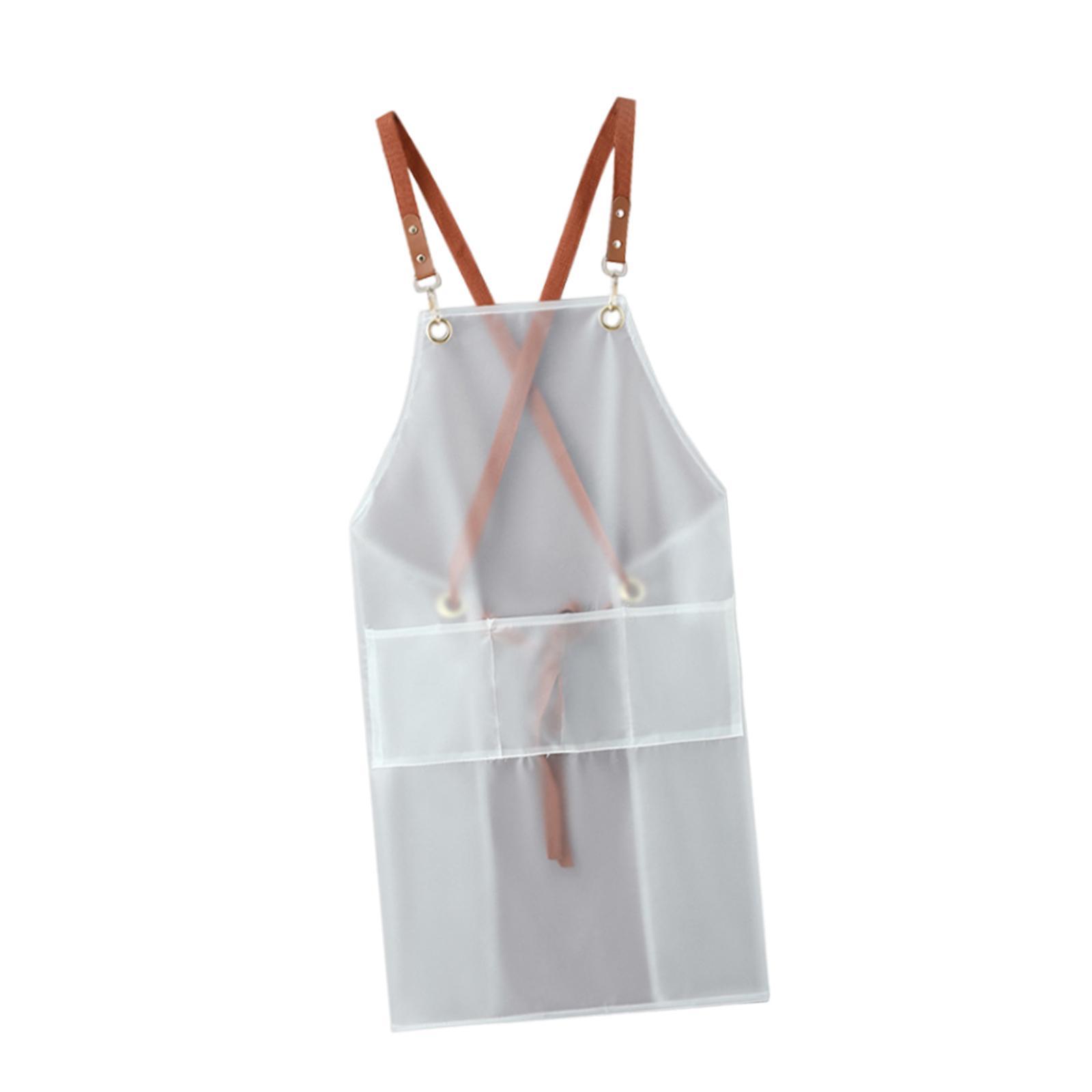 Chef Apron Cooking Apron BBQ Apron Bib Apron Cross Back Durable Baking Apron